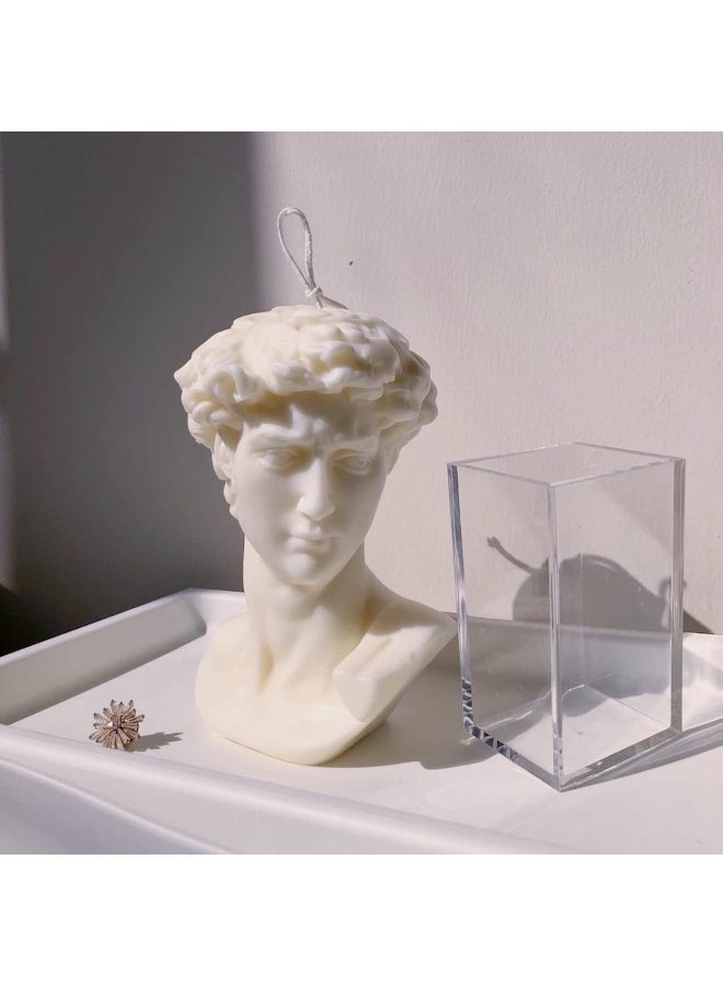 Bonus David Statue Scented Candle - Large Bust, Hand Poured Aroma for Home - Image 4